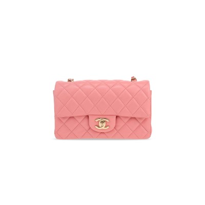 CHANEL LAMBSKIN QUILTED MINI FLAP BAG 30092912 (20*11*6cm)